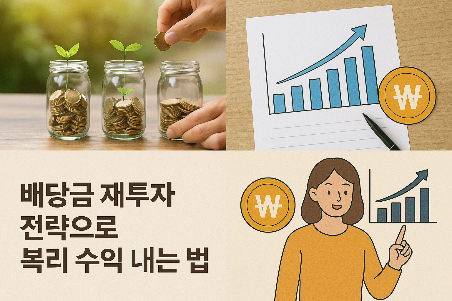 배당금 재투자 전략으로 복리 수익 내는 법