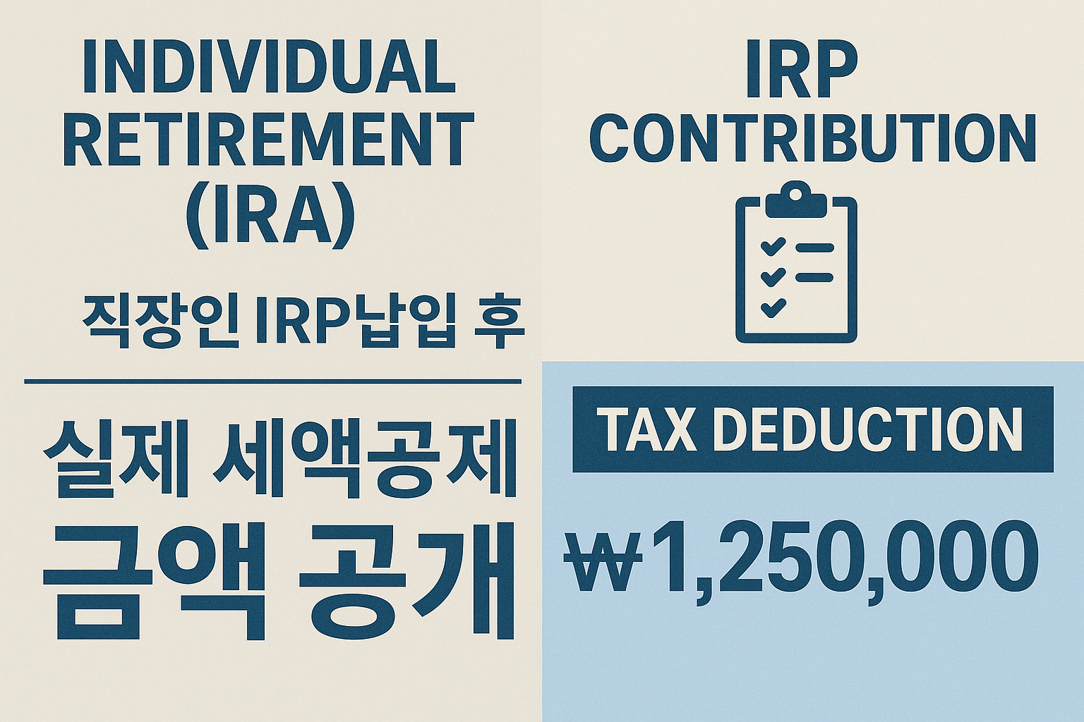 직장인 IRP 납입 후 실제 세액공제 금액 공개｜연말정산 환급 꿀팁!