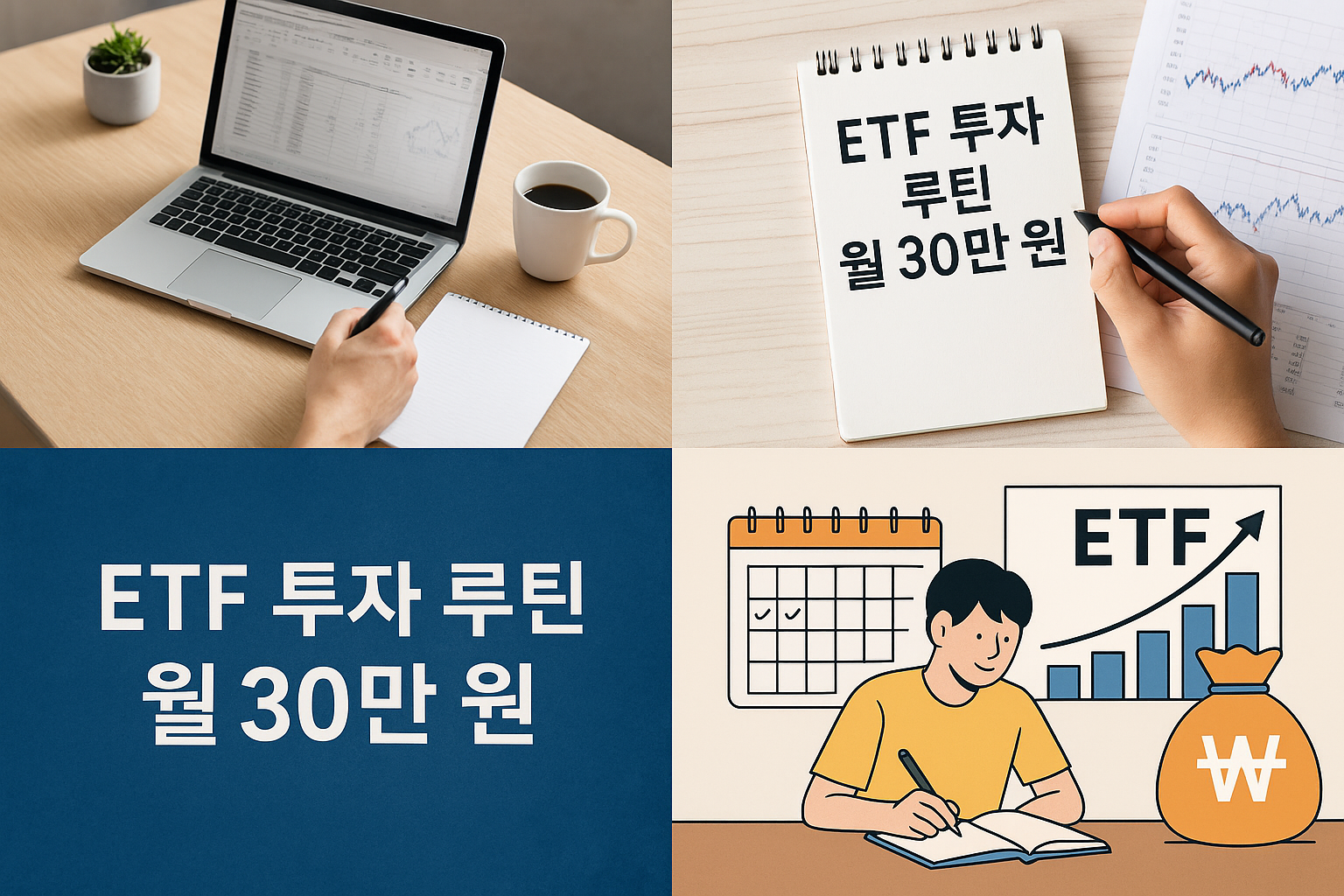 월 30만 원으로 ETF 투자 루틴 짜기