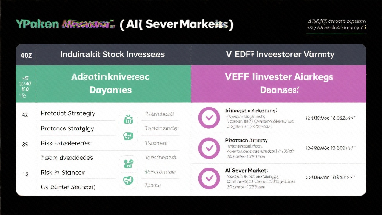 개별 종목 투자와 ETF 투자 방식의 장단점을 비교하는 차트