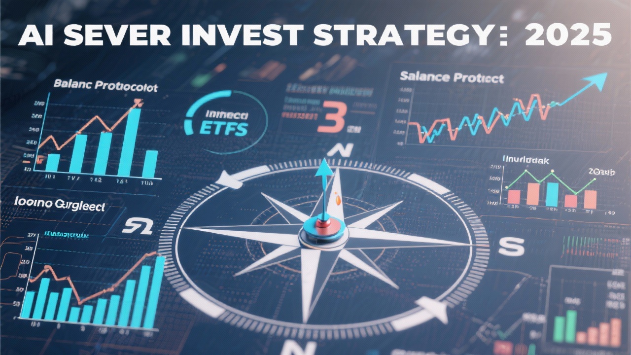 2025년 AI 서버 투자 전략과 포트폴리오 구성 개념 이미지