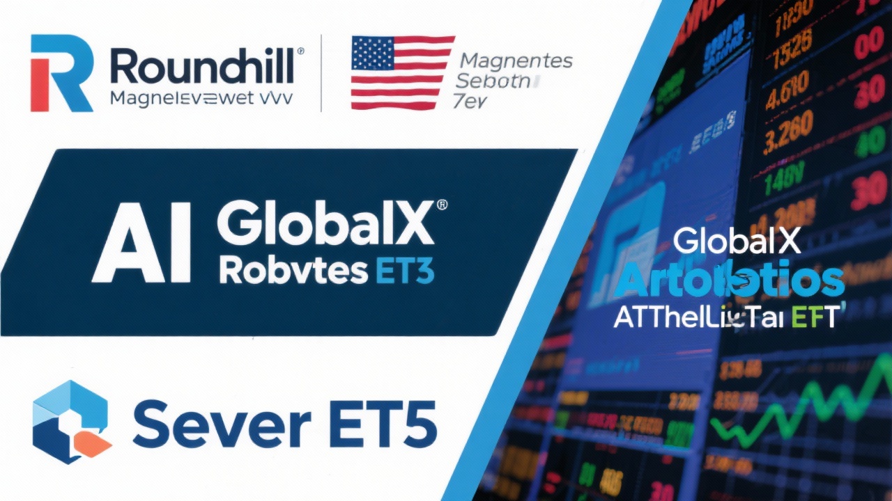미국 상장 글로벌 AI 서버 ETF와 주요 기업 로고