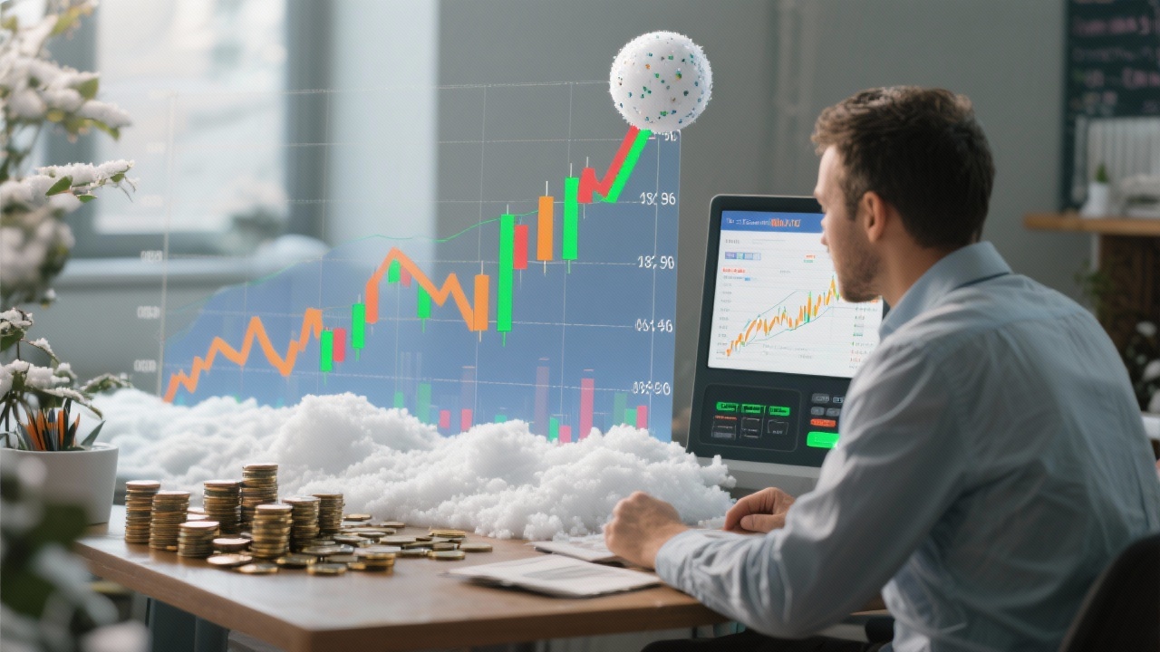 2025년 주식투자 팁 초보자를 위한 성공 첫 투자 전략 6 월급날마다 꾸준히 적립식 투자하며 복리의 마법으로 자산이 증가하는 장기투자 이미지