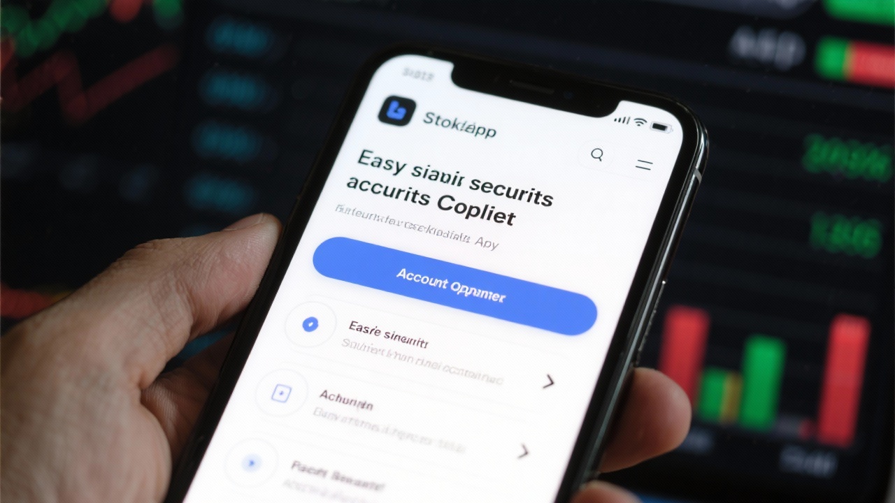 2025년 주식투자 시작 방법 완벽 가이드 총정리 4 비대면 증권계좌 개설 과정을 보여주는 스마트폰 앱 화면 이미지