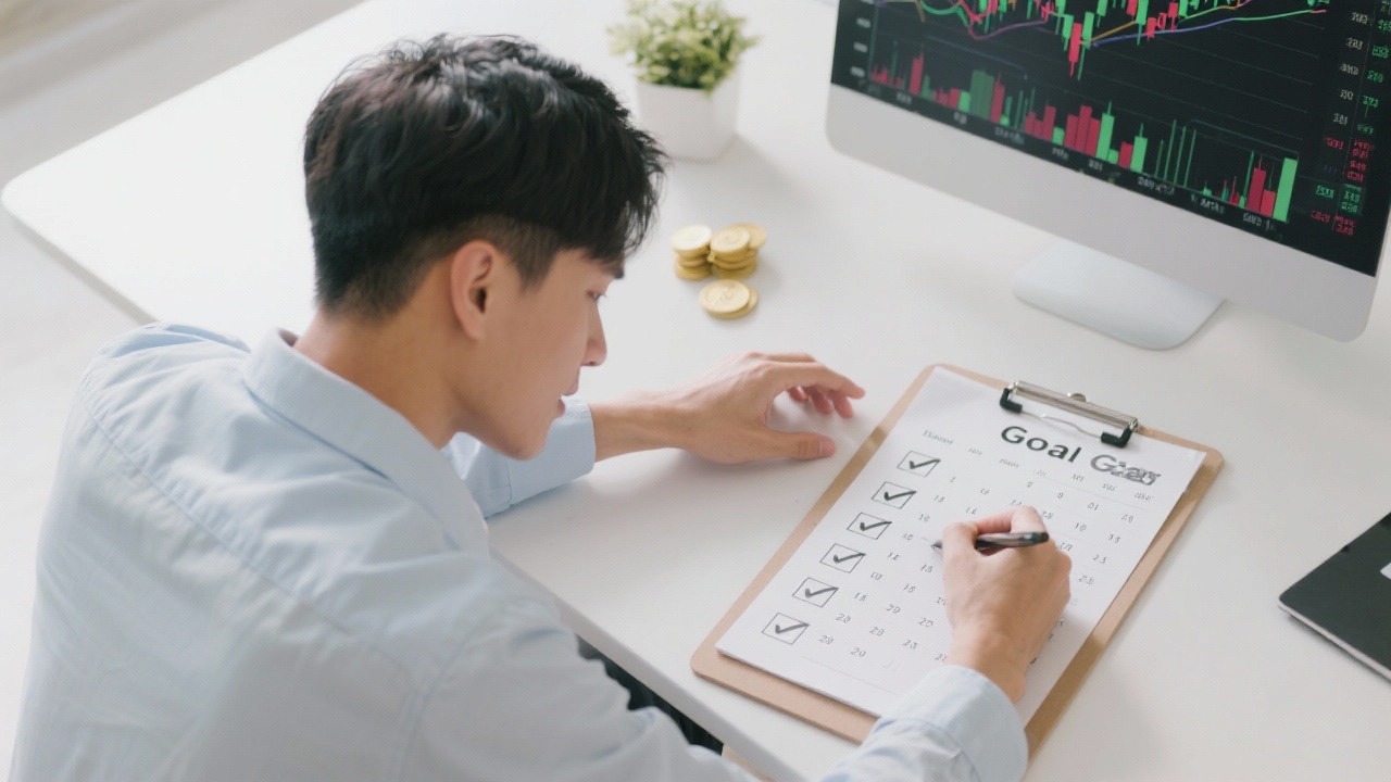 2025년 주식투자 시작 방법 완벽 가이드 총정리 3 명확한 투자 목표를 설정하는 모습을 나타낸 이미지