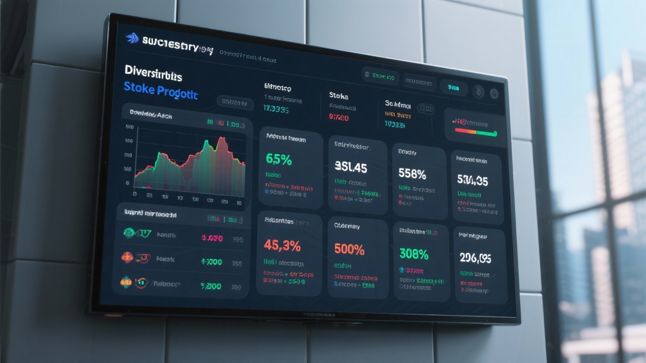 주식투자 FAQ 초보자를 위한 2025년 최신 가이드 7 5~7개 산업군으로 다양하게 구성된 분산 투자 포트폴리오 화면
