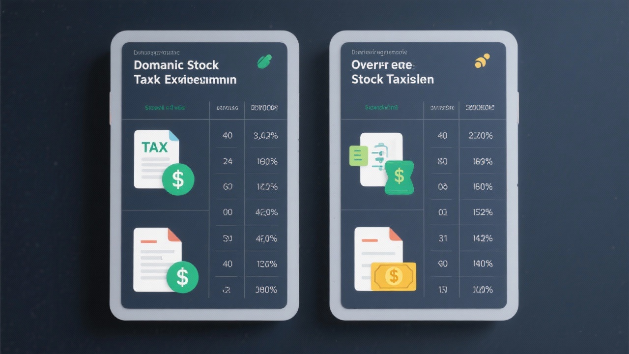 주식투자 FAQ 초보자를 위한 2025년 최신 가이드 5 국내주식과 해외주식 세금 비교 인포그래픽 이미지