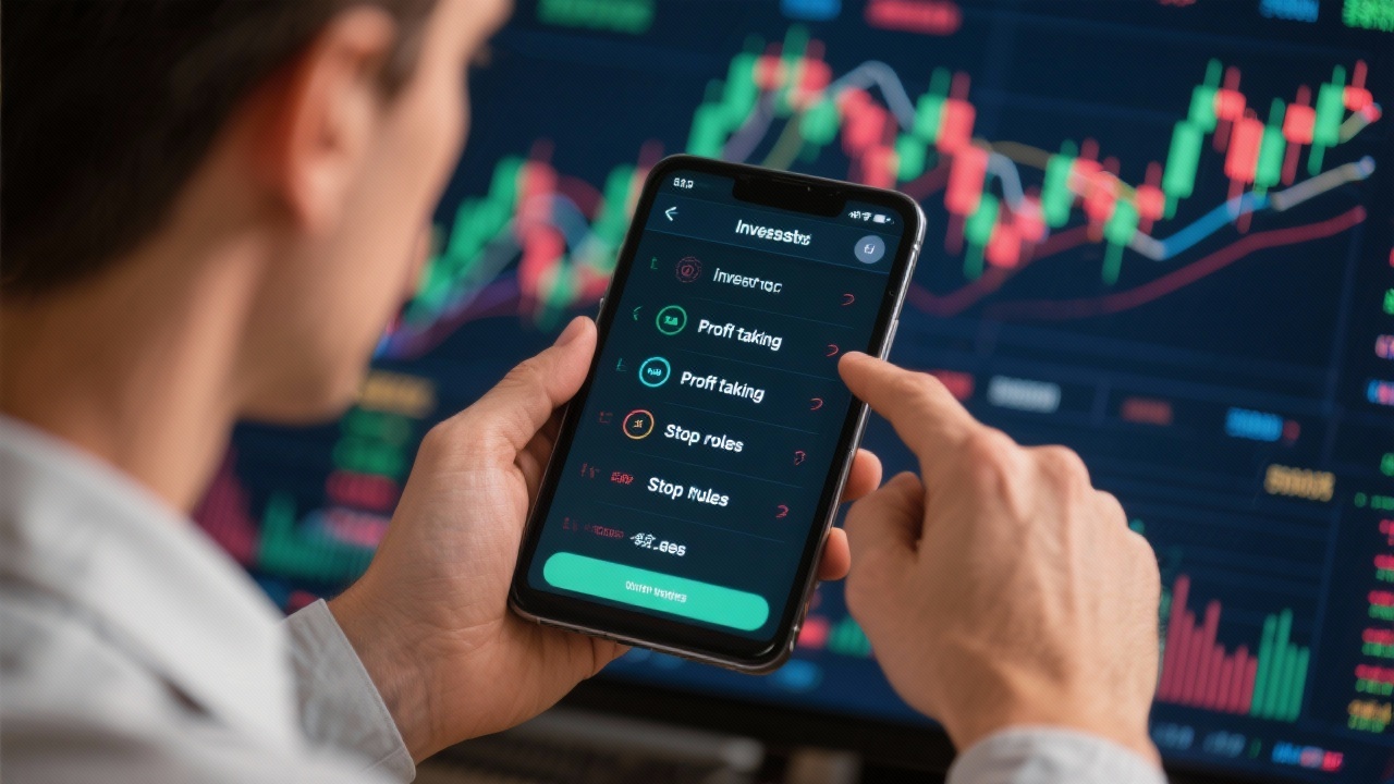 2025년 주식투자 팁 초보자를 위한 성공 첫 투자 전략 8 감정에 휩쓸리지 않고 목표 수익률과 손절 매도 규칙을 세우는 투자자 모습